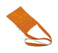 FIXOSHEE Buddha Monk Crossbody Bag Small Lightweight Cloth Shoulder Bag with Three Zippers for Pilgrimage Storage and Daily Use Portable Creative Temple Supply