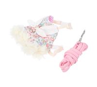 FIXOSHEE Bunny Costume Leash for Small Animals Sleeveless Cotton Rabbit Clothes Kit with for Outdoor Walking Photos and Holidays Skin-friendly Pink S
