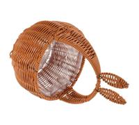 FIXOSHEE Bunny Ear Woven Basket Handheld Multi-purpose Storage Organizer for Home and Picnic Handwoven Design with Spacious Interior Charming Easter and Basket for Daily Use