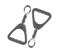 FIXOSHEE Bus and Subway Adjustable Plastic Triangle Hand Straps 2pcs, Semicircle Assist Handles for Elderly and Disabled, Safety Grab Handles for Standing Support in Public Transport