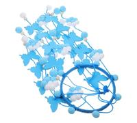 FIXOSHEE Butterfly Crib Mobile for Baby Girl Felt Balls Hanging Ornament, Bedroom and Nursery Decoration, Lightweight Decorative Mobile for Girls Crib