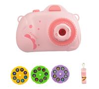 FIXOSHEE Camera Projector with Slides Educational Bedtime Projector for Easy with Light and Music Projection Distance Random Color for Learning and Fun Random Color