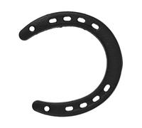 FIXOSHEE Cast Iron Horseshoe Wall Decor Sturdy Forged Ornament Rustic Farmhouse Decoration for Home Christmas Tree Hanging Western Party Favor with Symbolic Blessing Design