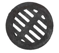 FIXOSHEE Cast Iron Replaceable Trench Drain Grate Cover for 160mm Pipe Outdoor Sewer Accessory Heavy Duty City Drain Cover Suitable for Kitchen and Restaurant Drainage