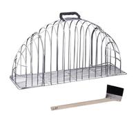 FIXOSHEE Cat Bath Cage for Grooming Metal Frame Reusable Shower Netting Easy Clean Pet Bathing Cage for Home Use