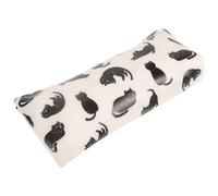 FIXOSHEE Cat Pencil Case and Kawaii Pencil Pouch for Students, White 3D Cute Portable Pen Storage Bag, Household Pen Organizer for School and Travel