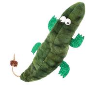 FIXOSHEE Catnip Toys for Cats Plush Alligator Shape Chewing Toy Filled Catnip Grass for Indoor Cats