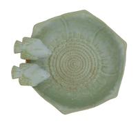 FIXOSHEE Ceramic Bird Feeder Basin Decorative Garden Ornament Multi Function Bird Food Container for Outdoor Use Creative Household