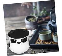FIXOSHEE Ceramic Canister Storage Jar for Coffee Beans and Dried Food Smooth Surface Kitchen Container with Elegant Design Multi-functional Pantry Organizer for Tea Sugar Snacks