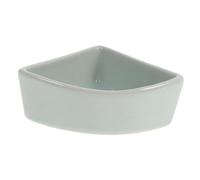 FIXOSHEE Ceramic Hamster Feeding Bowl and Corner Toilet Triangular Bowl for Hamsters, Guinea Pigs and Gerbils, Tilt-Proof and Suitable for Snacks and Green Food