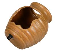 FIXOSHEE Ceramic Vase Fountain Jar Hydroponic Planter for Garden Waterfall Feature and Indoor Fish Tank Decoration