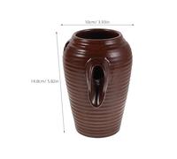 FIXOSHEE Ceramic Water Feature Tabletop Fountain, Circulating Landscape Jar with Flowing Water, Small Garden Decor for Indoor and Balcony Use, 5.82X3.93X3.93 Inches