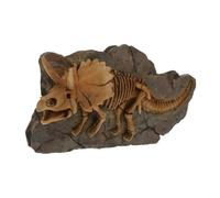 FIXOSHEE Chic Resin Dinosaur Wall Pendant Decorative Model for Home Decor Brown Simulated Stegosaurus Sculpture Stylish Hanging Ornament for Living and Shop