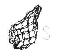 FIXOSHEE Chicken Vegetable Net Bag and Feeding Basket, Black Hanging Poultry Food Holder, Sturdy Mesh Feeder for Pet Chickens and Birds, Suitable for Backyard and Farm Use