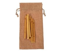 FIXOSHEE Chinese Divination Sticks Bamboo Set 10Pcs Storage Bag for Traditional Fortune Telling and Home Use