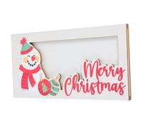 FIXOSHEE Christmas Money Clip Wallet Snowman Christmas Decor Money Cards Holder Xmas Ornament Holiday Party Favors Snowman Cash Holder Xmas Party Favors Decors Wood