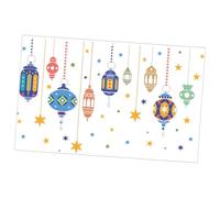 FIXOSHEE Colorful Lantern Wall Decal Unique Cartoon Pattern Wall Stickers Playroom Classroom