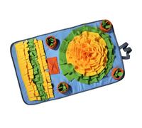FIXOSHEE Colorful Snuffle Mat for Dogs and Puppies Slow Feeding Training Pad Household Foraging Exercise Sense of Smell Prevent Obesity Blue