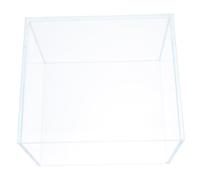 FIXOSHEE Compact Transparent Betta Fish Tank Glass Vase Bowl for Desktop Use Space Saving Mini Aquarium with Enhanced Clarity Fish Habitat for Offices and Apartments
