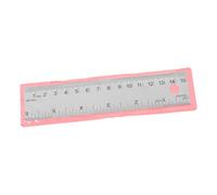 FIXOSHEE Cork Backed Stainless Steel Ruler with Dual and Centimeter Markings Non Slip Flexible Straight Measuring Tool for Students School Office and Drawing