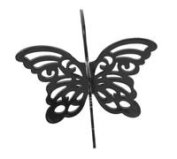 FIXOSHEE Creative Iron Crystal Ball Base Stand for Display Butterfly Shape Desktop Sphere Holder Unique Hollow Home Decor Pedestal for Office and