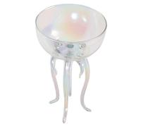 FIXOSHEE Creative Jellyfish Octopus Cocktail Goblet Transparent Wine Glass for Bar and Wedding Parties Unique Laser Cut Design Drinking Glass for Juice and Cocktails