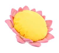 FIXOSHEE Cute Cat Bed Lotus Sofa Bed Mat Soft Plush for Indoor Cats Multi-functional Pet Furniture