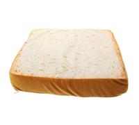 FIXOSHEE Decorative Bread Sleeping Mat Soft Plush Cat Cushion Removable Washable Cozy Resting Pad for Sofa Car Travel