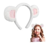 FIXOSHEE Delicate Bear Ear Headband for Cute Plush Hairband with Bear Ear Modeling Soft Hair Clasp for Party Makeup Casual Wear Unique Accessory