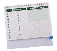 FIXOSHEE Desk Calendar Home Office Planner Organiser with Monthly Schedule for Tracking and Appointment Reminders Compact Household Desktop Organizer and Decor
