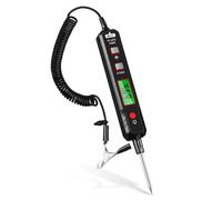 FIXOSHEE Digital Automotive Circuit Tester with LED Light Precise Voltage and Resistance Measurement Abs Electric Test Pen for Car Electrical Diagnostics