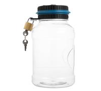 FIXOSHEE Digital Display Counts Piggy Bank with Lock, Coin Storage Saving Pot for, Creative Birthday, Secure Money Box for Coins,