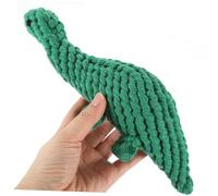 FIXOSHEE Dinosaur Shape Dog Cotton Rope Interactive Chewing and Teething Molar for Puppies and Dogs Pet Plaything for Oral Health and Positive Behavior Training