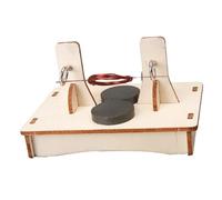 FIXOSHEE DIY Dc Motor Kit for Wooden Electric Motor Model for Science Experiments Educational Assembly Inspiring Stem Learning and Problem Solving