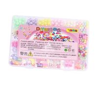 FIXOSHEE DIY Educational Beads Set for Boys Handmade Beaded with Tray Creative Craft Kit for Developing Practical Skills Imagination and Logical Thinking