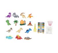 FIXOSHEE DIY Felt Dinosaur Crafts Sewing Kit for Boys Portable Creative Handmade Cartoon Decorations Fun Educational gift for for for for for for