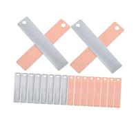 FIXOSHEE DIY Fruit Battery Materials Zinc and Copper Electrodes Strips for Science Experiments Lightweight and Compact Metal for Student Learning and Electricity Generation Principles