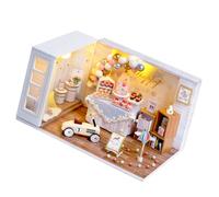 FIXOSHEE DIY Miniature Wooden House Kit for Teens Adults Handmade Mini Apartment Model with Realistic Design Creative Building for Patience and Observation Development for Valentine S Day
