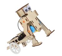 FIXOSHEE DIY Robot Building Kit for Educational Science Project with Motor Puller Enhances Practical Skills and Imagination Early Learning Robotics Assembly Plaything