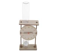 FIXOSHEE DIY Science Experiment Teaching Clock for Gears and Clock Interactive Homeschool Science Kit for Elementary School Physics Learning and Timetelling Education