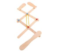 FIXOSHEE DIY Wooden Mechanical Arm Model Educational Stem for Interactive Robot Hand Kit for Science and Engineering Learning Flexible Precision Desktop Decoration