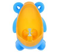 FIXOSHEE Durable Cartoon Boys Potty Urinal with Rotating Water Wheel Wall Mount Standing Urinal for Easy Clean Detachable Design Space Saving Blue Green Pee Pot for Independent Training