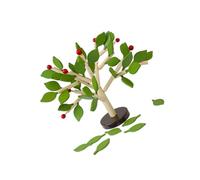 FIXOSHEE Educational Pull in Tree for Early Learning Development Game Hand Eye Coordination Enhancer Creative Thinking Hand Flexibility Building Green Preschool Accessory