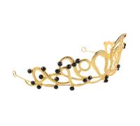 FIXOSHEE Egyptian Snake Headband Crown with Rhinestones Bridal Wedding Tiara for Women Comfortable Fit Birthday Party Accessory Unique Cobra Design for Costume and Halloween