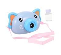 FIXOSHEE Electric Bubble Machine with Lights and Music Automatic One Button Bubble Blower for Indoor Outdoor Fun Safe Polished Surface for Parties and Playtime