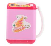 FIXOSHEE Electric Makeup Brush Cleaner Machine Mini Brush Washer for Deep Cleaning Makeup Sponges Portable Pink without Batteries for Home and Travel Use