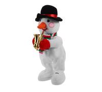 FIXOSHEE Electric Plush Snowman Musical Christmas Dancing Doll Soft Holiday Decoration Home Celebration