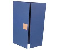 FIXOSHEE Elegant Blue Folding Certificate Cover Holder Material Award and Diploma Protector Stylish Document Envelope for Graduation and Employee Recognition Fits Certificates