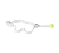 FIXOSHEE Elephant Shape Stainless Steel Egg Frying Mold Pancake Maker with Handle Odorless Kitchen Tool for Quick Breakfast Sandwiches Omelettes Fritters and Cookies