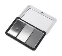 FIXOSHEE Empty Eyeshadow Storage Box DIY Fillable Makeup Palette Blusher Case Portable No Odor Compact Tray for Eyeshadow Lipstick Blush